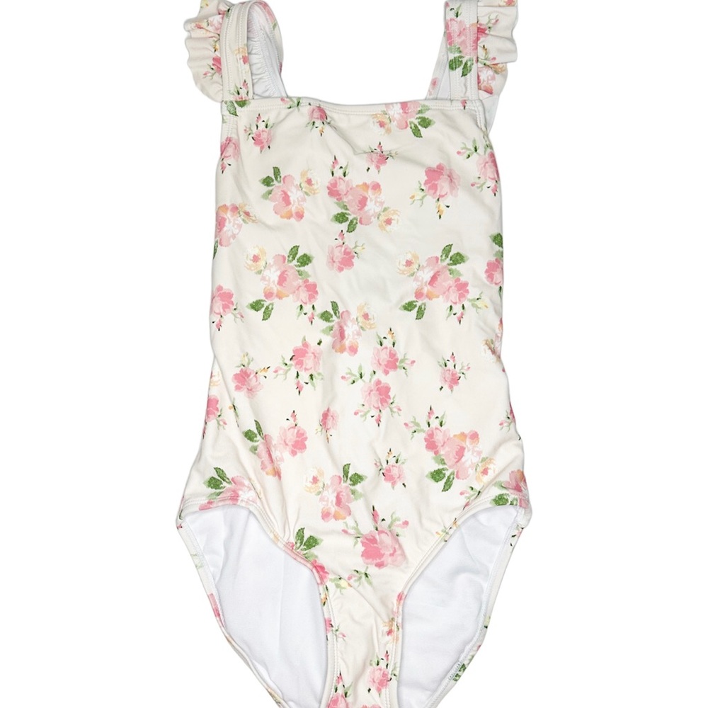 Copper Key Floral Print One Piece Bathing Suit Size 16
